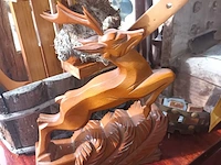 Lot 461 - houten decoratie. 14 stuks - afbeelding 3 van  4