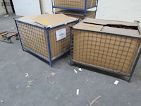 Lot 461 - metalen stapelmanden. 2 stuks - afbeelding 1 van  2