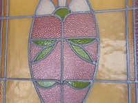 Lot 464 - glas in lood raam - afbeelding 3 van  3