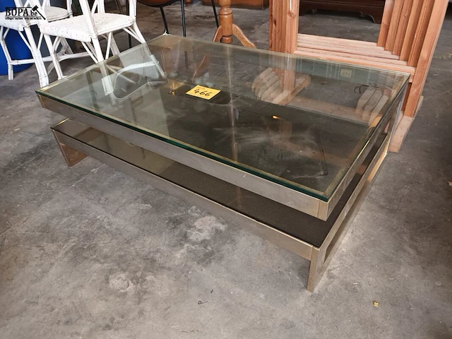 Lot 466 - salontafel belgo chrom - afbeelding 2 van  5