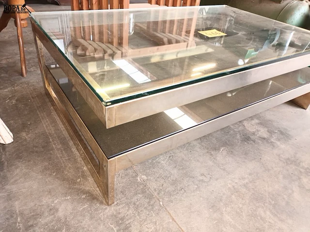 Lot 466 - salontafel belgo chrom - afbeelding 3 van  5