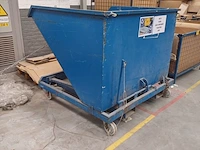 Lot 468 - mobiele kantelbare container - afbeelding 1 van  4