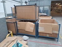 Lot 469 - metalen stapelbak. 4 stuks - afbeelding 3 van  3