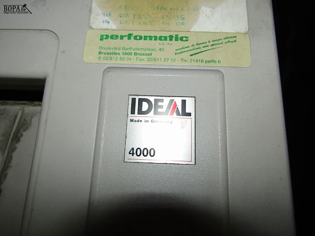 Lot 469 - papierversnipperaar ideal 4000 - afbeelding 2 van  3