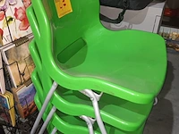 Lot 47 - groene stoel ikea. 5 stuks - afbeelding 2 van  5