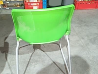 Lot 47 - groene stoel ikea. 5 stuks - afbeelding 5 van  5