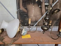 Lot 47 - vintage luster en koperen luster - afbeelding 1 van  3