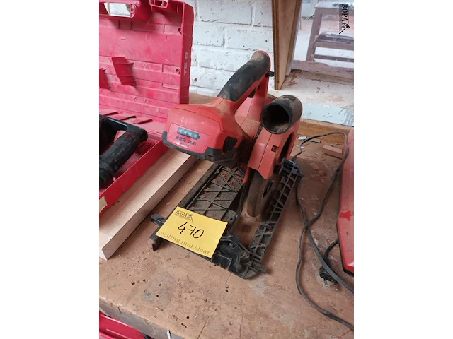 Lot 470 - accu cirkelzaag hilti - afbeelding 1 van  4