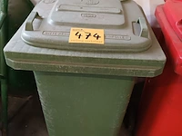 Lot 474 - groene vuilnisbak kliko - afbeelding 1 van  3