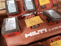 Lot 474 - lader en accu’s hilti - afbeelding 3 van  3