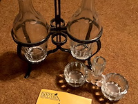 Lot 474 - set olie azijn stelletje/peper en zoutvat, 2 stuks - afbeelding 3 van  3