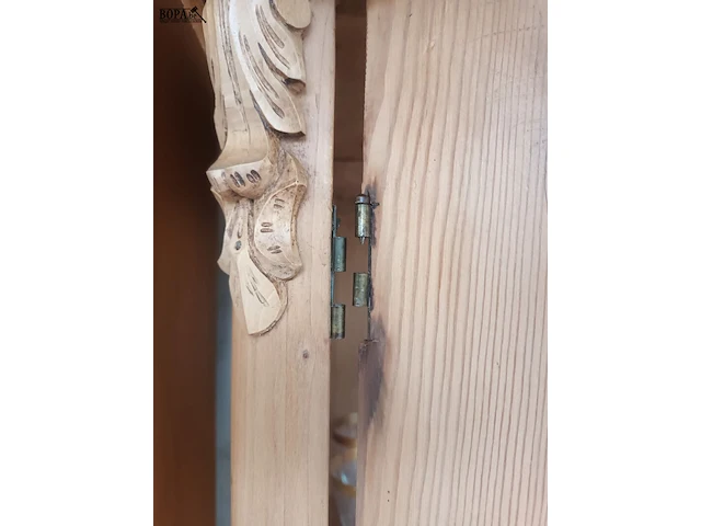 Lot 475 - houten vitrine kast - afbeelding 5 van  5