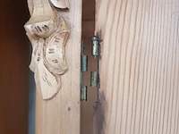 Lot 475 - houten vitrine kast - afbeelding 5 van  5