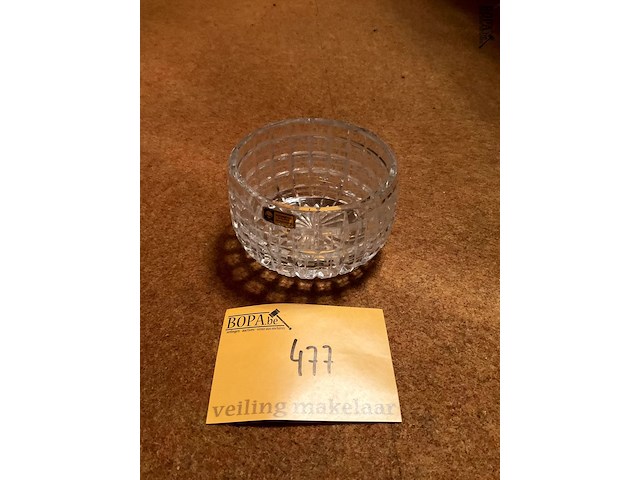 Lot 477 - kristallen kom bleikristal - afbeelding 1 van  3