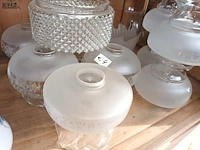 Lot 478 - glazen lampenkappen. 20 stuks - afbeelding 4 van  5