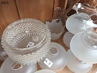 Lot 478 - glazen lampenkappen. 20 stuks - afbeelding 5 van  5