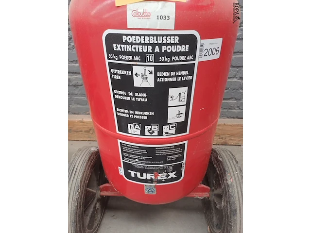 Lot 478 - mobiele poederblusser 50 kg - afbeelding 2 van  3