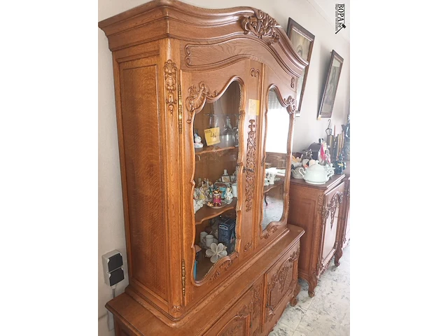 Lot 48 - antieke vitrine kast - afbeelding 4 van  4