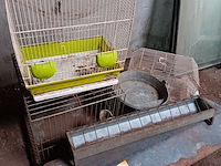 Lot 48 - kooien en voederbakjes. 6 stuks - afbeelding 2 van  2