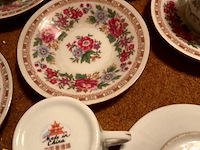 Lot 480 - chinese set van kopjes en bordjes, 11 stuks - afbeelding 4 van  4