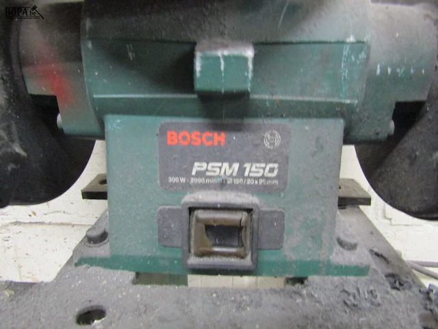 Lot 481 - slijpmolen bosch en metalen rekken - afbeelding 2 van  4