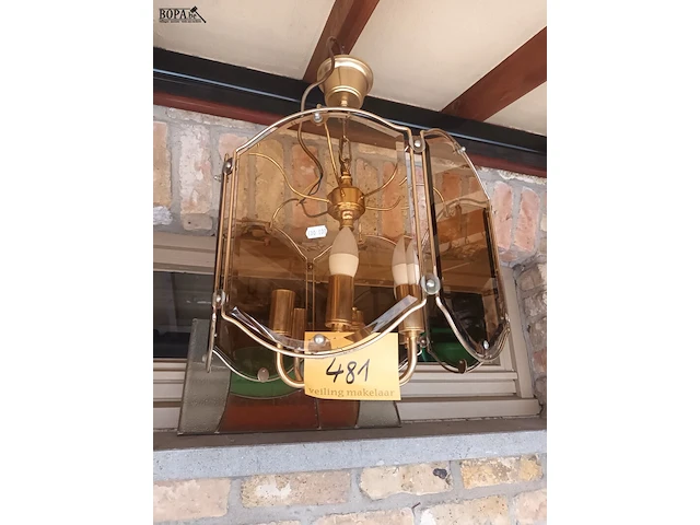 Lot 481 - vintage hanglamp - afbeelding 1 van  4