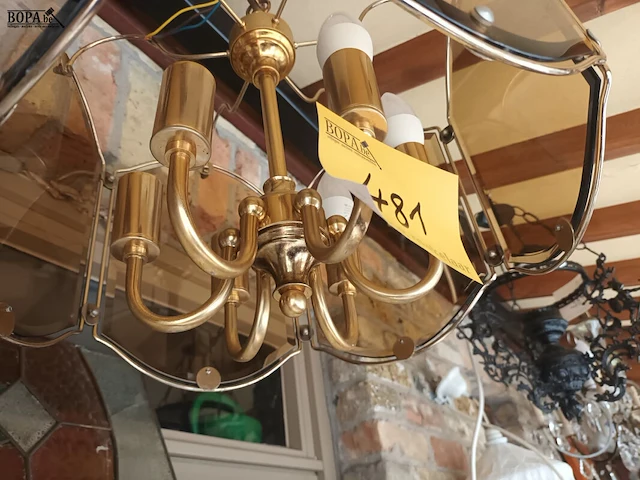 Lot 481 - vintage hanglamp - afbeelding 3 van  4