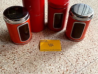 Lot 486 - brabantia vensterbewaar bussen, 4 stuks - afbeelding 1 van  2