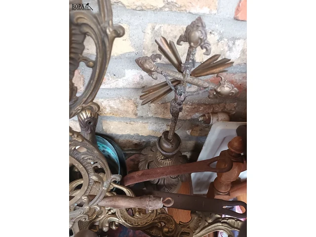 Lot 486 - koperwerk. 10 stuks - afbeelding 4 van  5