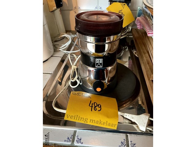 Lot 489 - seb koffiemolen electrisch - afbeelding 1 van  2