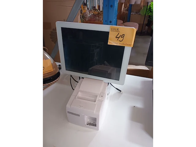 Lot 49 - kassa pc met ticketprinter - afbeelding 1 van  6