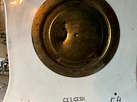 Lot 493 - delft keukenklok gemerkt - afbeelding 3 van  3