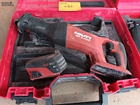 Lot 497 - accu reciprozaag hilti - afbeelding 2 van  4