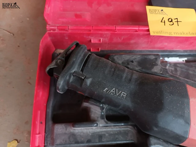 Lot 497 - accu reciprozaag hilti - afbeelding 4 van  4