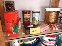 Lot 497 - blikken dozen en diversen - afbeelding 1 van  5