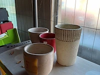 Lot 5 - bloempotjes en deco - afbeelding 3 van  6