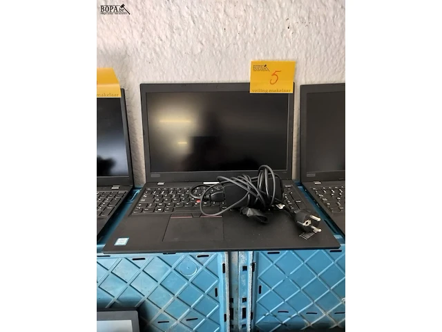 Lot 5 - lenovo thinkpad laptop (15,6 inch) - afbeelding 1 van  2