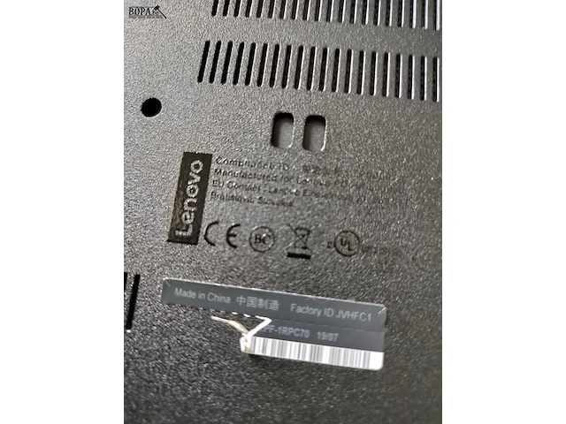 Lot 5 - lenovo thinkpad laptop (15,6 inch) - afbeelding 2 van  2