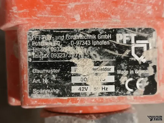 Lot 5 - pft motor voor mengmachine en watepomp - afbeelding 4 van  4