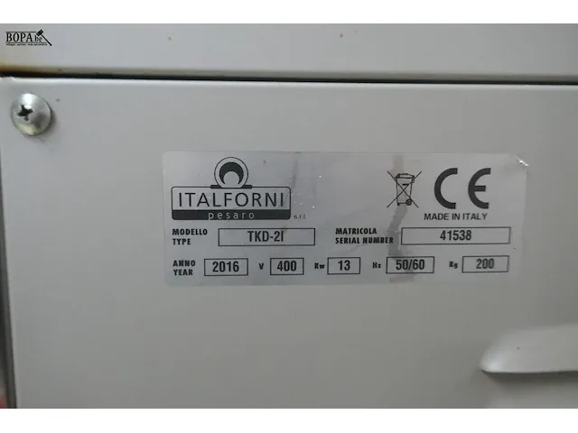 Lot 5 - pizza oven italforni - afbeelding 8 van  8
