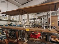 Lot 5 - rechthoekige hilma tafels. 8 stuks