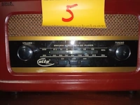 Lot 5 - retro look radio/cd speler elta - afbeelding 2 van  3