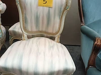 Lot 5 - stoel louis xv. 2 stuks - afbeelding 5 van  5