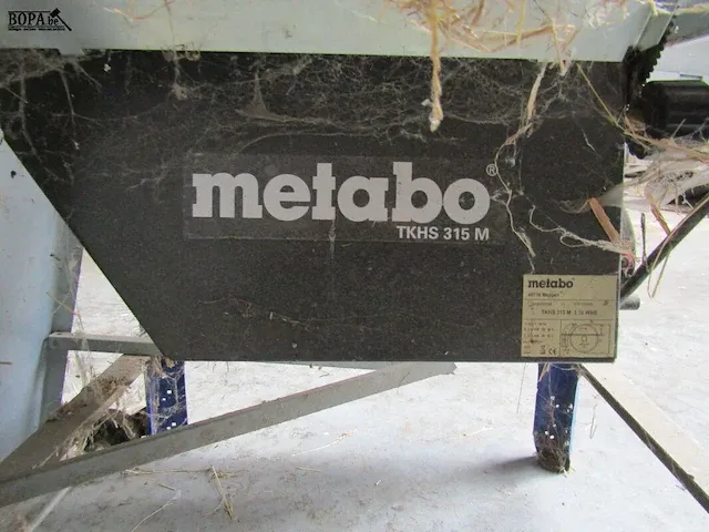 Lot 5 - tafelzaag metabo - afbeelding 2 van  5