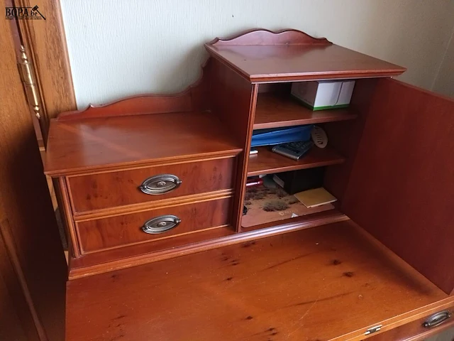Lot 5 - vintage secretaire met inhoud - afbeelding 5 van  6