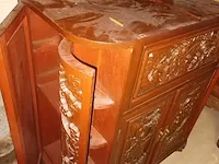 Lot 5 - volhouten chinese barkast - afbeelding 8 van  9