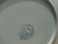 Lot 50 - hollandse delft borden. 2 stuks - afbeelding 4 van  5