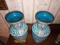 Lot 50 - koppel chinese vazen - afbeelding 3 van  5
