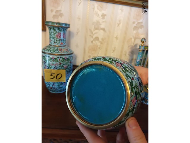 Lot 50 - koppel chinese vazen - afbeelding 5 van  5