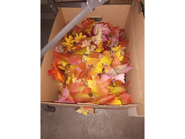 Lot 50 - valentijn- en herfstdecoratie. 3 dozen - afbeelding 2 van  4